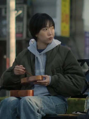 Jeong Si-Jeong The Trunk Green Bomber Jacket