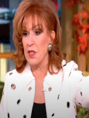 Joy Behar The View Grommet White Jacket