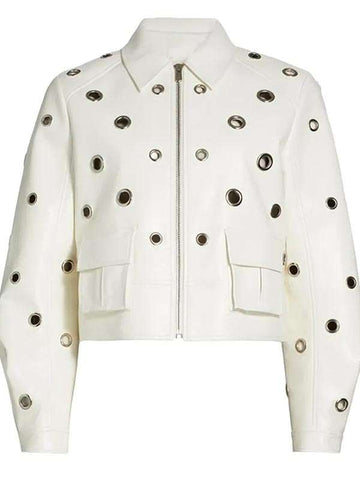 Joy Behar The View Grommet White Jacket