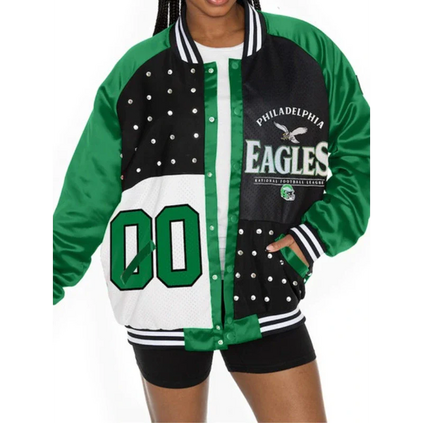 The View 2025 Sunny Hostin Eagles Varsity Jacket