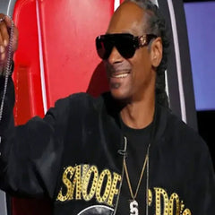 Snoop Dogg The Voice S28 Black Bomber Jacket