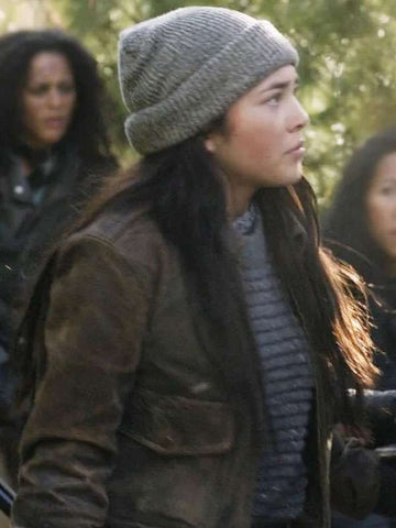 Mahina Napoleon The Walking Dead Dead City S02 Leather Jacket