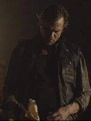Rodney Rowland The Walking Dead Season 10 Baxter Leather Vest