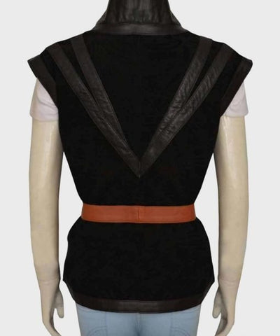 The Witcher S03 Yennefer Black Leather Vest
