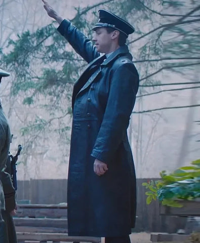 The World Will Tremble David Kross Leather Coat