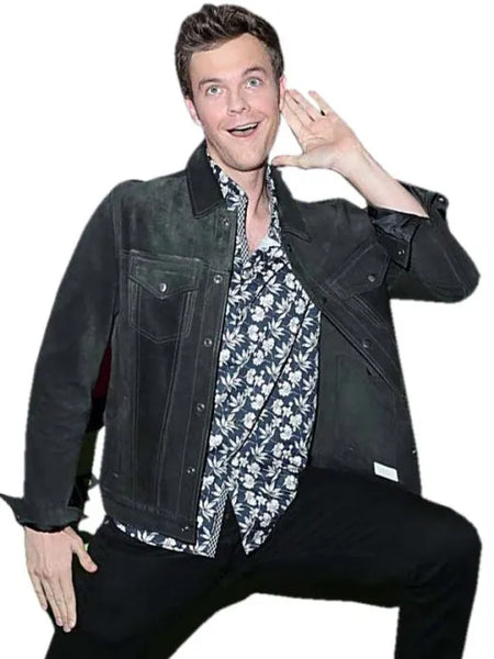 The Boys Jack Quaid Suede Leather Jacket