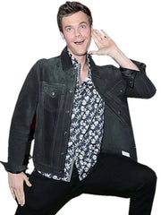 The Boys Jack Quaid Suede Leather Jacket
