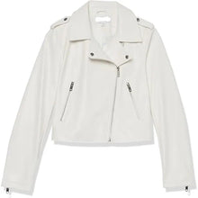 The Drop Heather Leather Moto Jacket