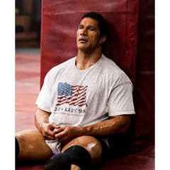 The Smashing Machine Dwayne Johnson White T-Shirt