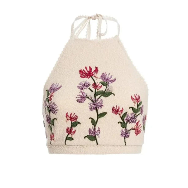 The White Lotus Charlotte Le Bon Halter Top