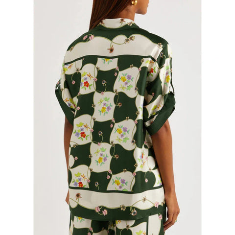 The White Lotus S03 Leslie Bibb Printed Shirt