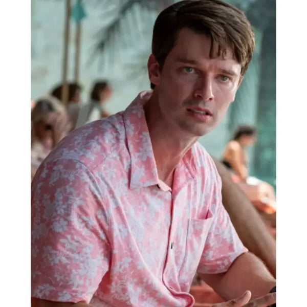 The White Lotus S03 Patrick Schwarzenegger Floral Shirt