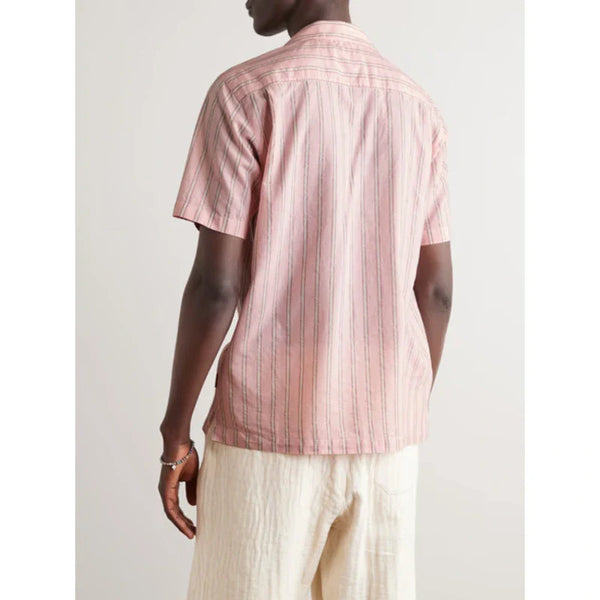 The White Lotus S03 Sam Nivola Striped Shirt