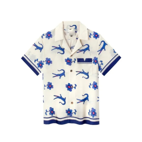The White Lotus S03 Sam Nivola Print Shirt