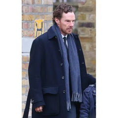 Thing with Feathers Benedict Cumberbatch Blue Trench Coat