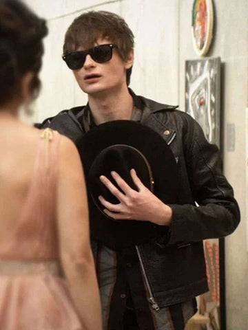 Charlie Tahan Things Like This Black Leather Jacket