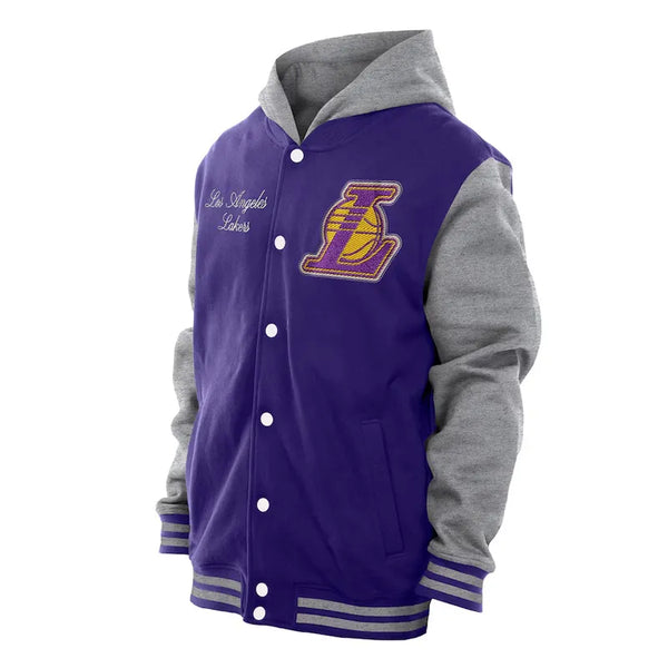 LA Lakers Throwback Prep Hoodie Jacket