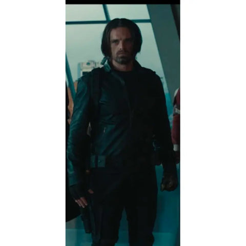 Thunderbolts (2025) Bucky Barnes Back Leather Jacket