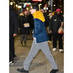 Timothée Chalamet Suede Coat