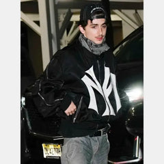 Timothée Chalamet Signature Mowalola Bomber Jacket