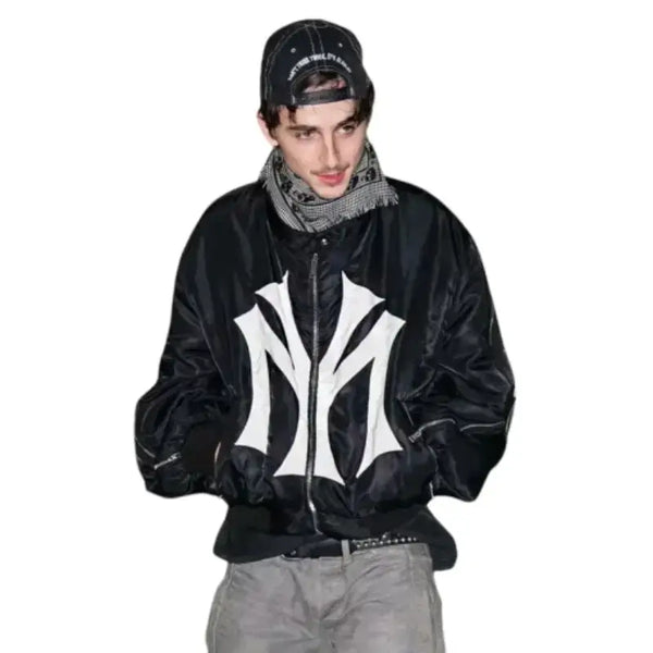Timothée Chalamet Signature Mowalola Bomber Jacket