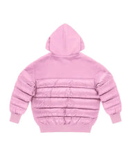 Timothee Chalamet Telfar Pink Puffer Jacket