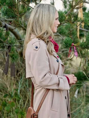 Fiona Gubelmann Tis the Season to Be Irish Trench Coat