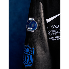 Seattle Seahawks Matt Hasselbeck Top 50 Players Black Jacket