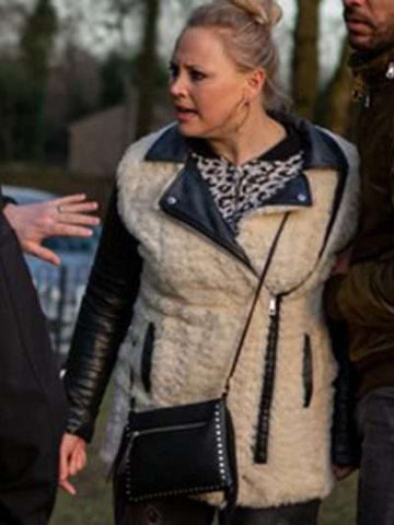 Emmerdale Amy Walsh Faux Shearling Fur Jacket