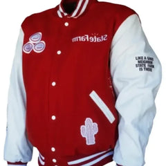 Travis Scott Cactus Jack x State Farm Varsity Jacket