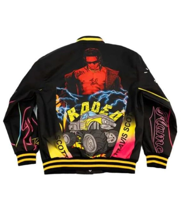 Travis Scott Las Vegas Racing Printed Jacket