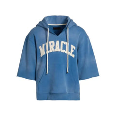 Travis Kelce Miracle Cut Off Blue Hoodie