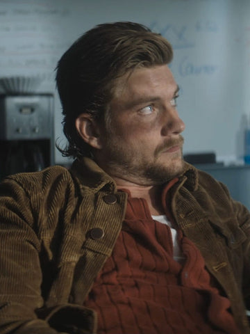Trigger Warning 2024 Jake Weary Brown Jacket