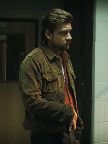 Trigger Warning 2024 Jake Weary Brown Jacket
