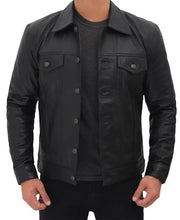 Men’s Real Leather Trucker Jacket | Premium Style