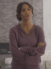 Greta Onieogou All American Purple Hoodie