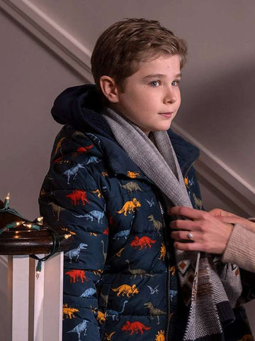 Diesel La Torraca Ginny & Georgia Blue Puffer Jacket