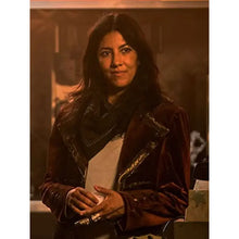 Twisted Metal Stephanie Beatriz Red Velvet Blazer