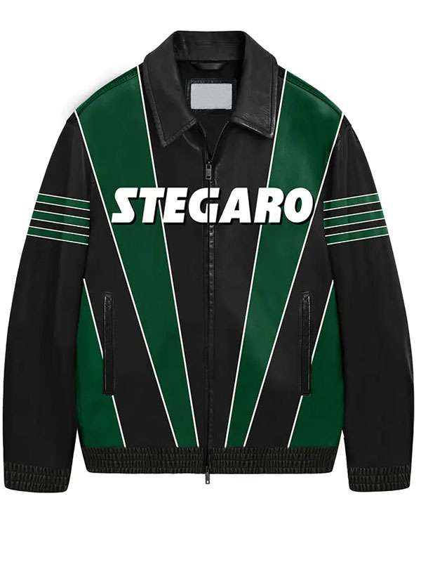 American Eagle Leather Bomber Jacket