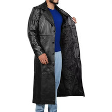 The Undertaker Black Leather Coat
