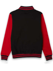 Black and Red Batman Varsity Jacket