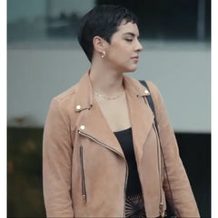 Unspeakable Sins Livia Suede Leather Jacket