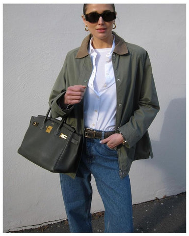 Valérie Lemercier Coup de Chance 2024 Green Jacket