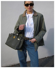 Valérie Lemercier Coup de Chance 2024 Green Jacket