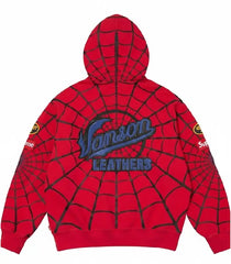 Vanson Leathers x Supreme Spiderman Hoodie