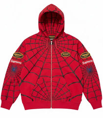 Vanson Leathers x Supreme Spiderman Hoodie