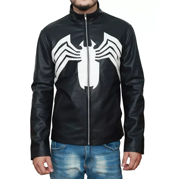 Venom Tom Hardy Black Leather Jacket