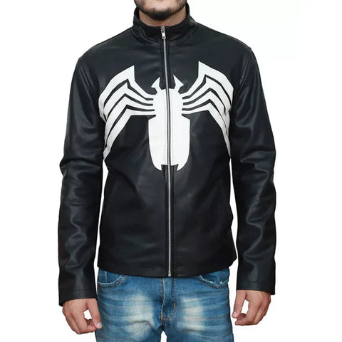 Venom Tom Hardy Black Leather Jacket