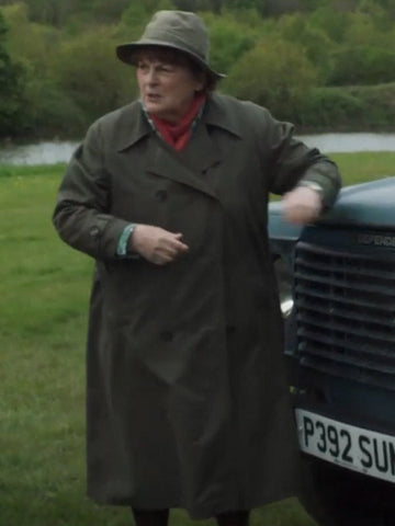 Vera Brenda Blethyn Green Trench Coat
