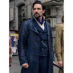 Vikram Chamberlain The Librarians The Next Chapter Leather Coat